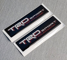 2x Domed Toyota TRD Sport Emblem Inserts for Weathertech Floor Mats Tacoma Tundra - JDMuscleWeathertech InsertTRDSPORTWT