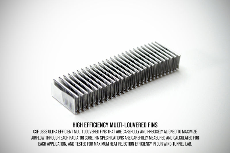 CSF [92-95 Civic] K-Swap V3 Radiator - Black Finish, Part 2850KB