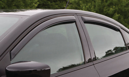 AVS [02-05 Civic] Ventvisor In-Channel Front & Rear Window Deflectors, 4-Piece - Smoke, Part Number AVS194213