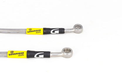 Goodridge [17-18 Civic Si] G-Stop Stainless Steel Brake Line Kit - Silver