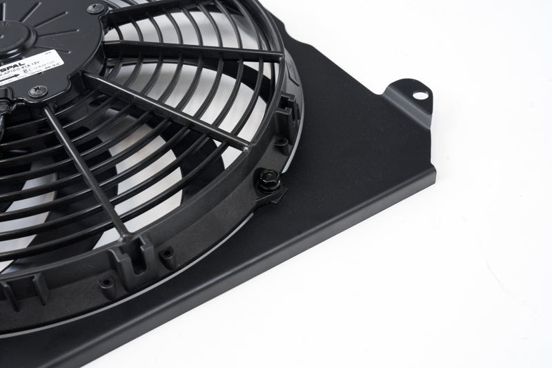 CSF [92-00 Civic] All-Aluminum Fan Shroud with 12-Inch SPAL Fan - Black Finish, CSF2858FB