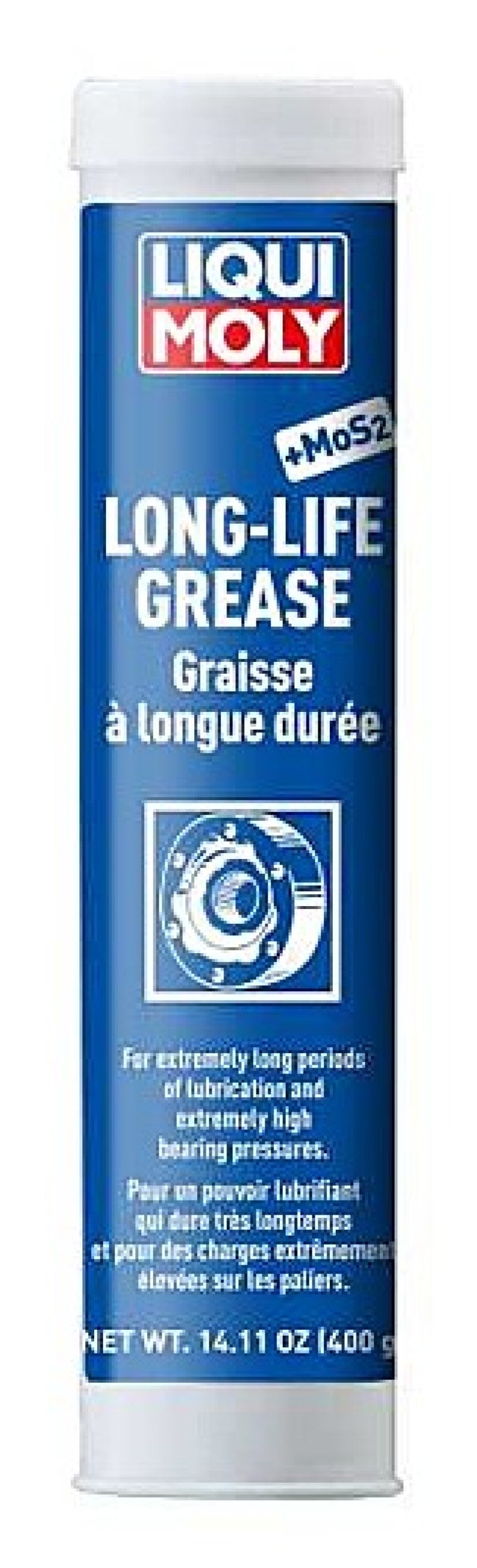 LIQUI MOLY Long-Life Grease + MoS2 400 g - Part Number 22255