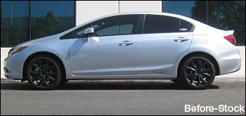 Eibach [14-15 Civic] [12-13 Civic Si] [13-15 ILX] Sportline Lowering Spring Kit - Black