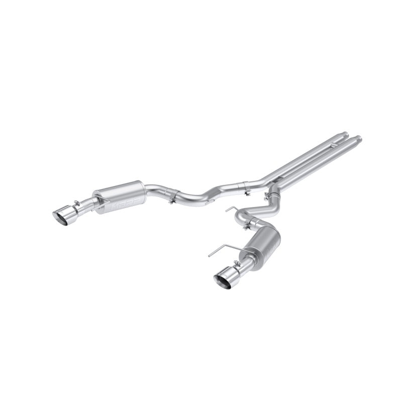 MBRP 2024 Ford Mustang GT S650, 5.0  Aluminized Steel 3in Cat-Back Dual Split Rear | Street