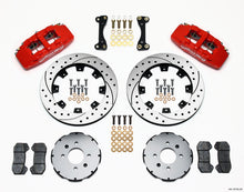 Wilwood [92-95 Civic, 93-97 Civic del Sol] DynaPro 6 Front Brake Kit - 12.19-Inch Drilled Rotors, Red
