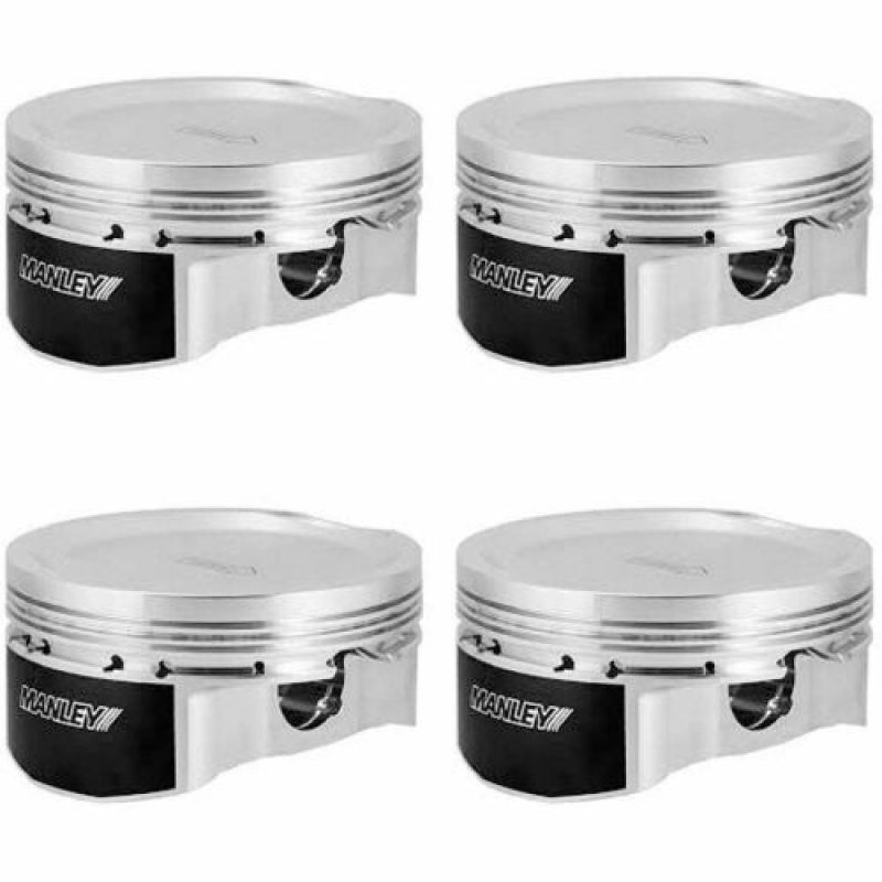 Manley 04-07 Subaru STI EJ257 Platinum Series Piston and Ring Set - 99.55mm +.05mm Bore, 8.5:1 Dish