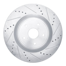 DFC [18-25 WRX STI] Front Right Drilled and Slotted Brake Rotor - Silver, DF631-13041R
