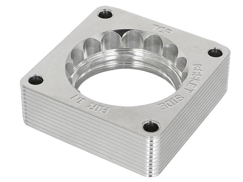 aFe [03-06 350Z] [03-07 G35] Silver Bullet Throttle Body Spacer - Silver, VQ35DE - 46-36008