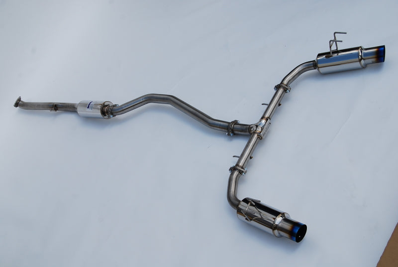 Invidia [22-26 Civic Si 1.5T] N1 Cat-Back Exhaust - Burnt Titanium Tips, 70mm, Part invHS22HS4GD1STL