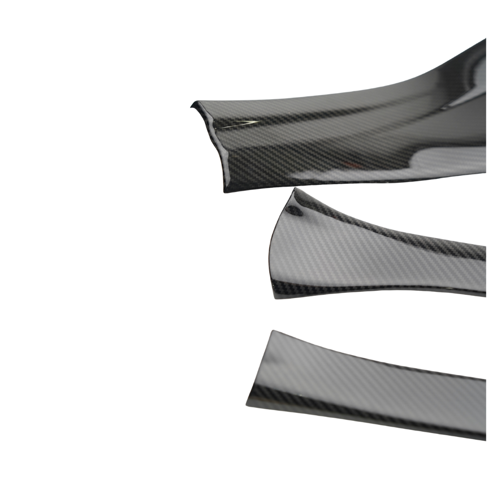 JDMuscle [22-26 WRX] Pre-preg Carbon Fiber Door Sill Scuff Covers (4PCs)