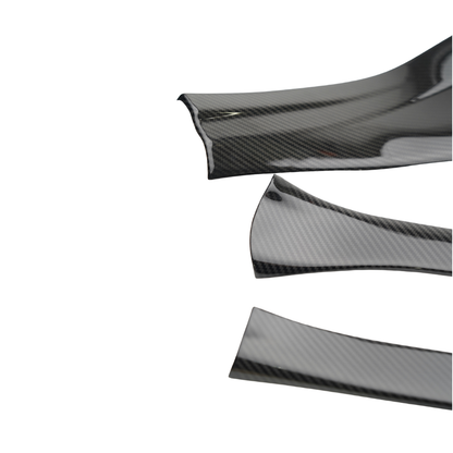 JDMuscle [22-26 WRX] Pre-preg Carbon Fiber Door Sill Scuff Covers (4PCs)