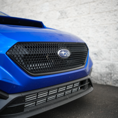 JDMuscle 22-24 Subaru WRX OEM Style Sport Grille w/ Integrated Emblem Mount and optional painted stripe