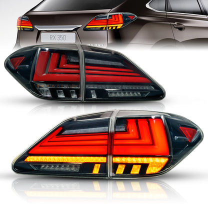 Archaic Full LED Tail lights Assembly For Lexus RX270 RX300 RX350 RX450H 2009-2015