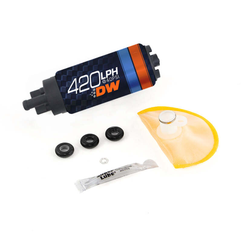 DeatschWerks [03-08 G35, 03-08 350Z, 10+ Legacy GT] DW420 Series 420 LPH In-Tank Fuel Pump with Install Kit