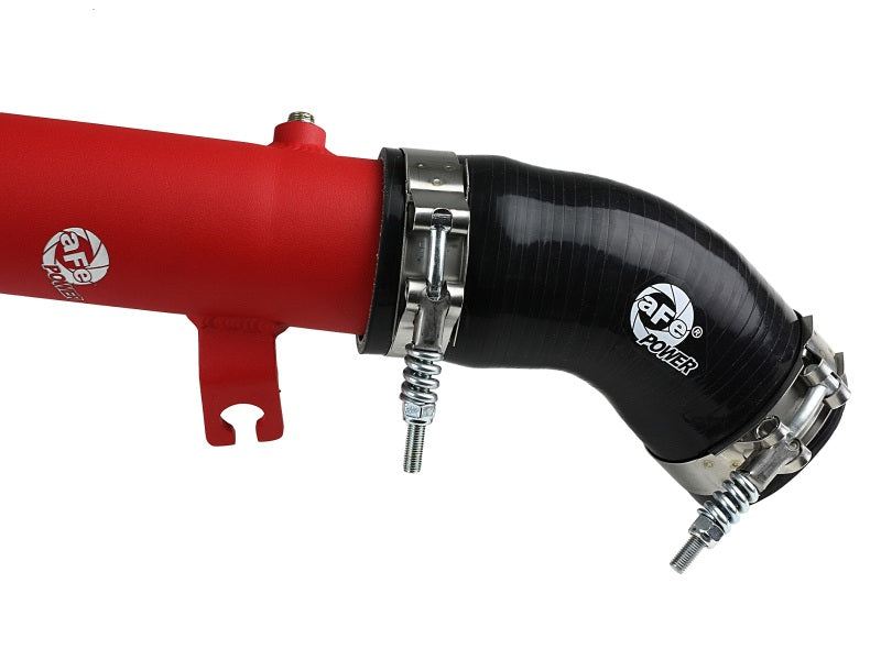 aFe BladeRunner [15-20 WRX] 2.5-Inch Aluminum Hot Charge Pipe - Textured Red, 46-20378-R