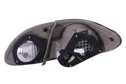 ANZO [03-08 Corolla] LED Tail Light Assembly - Red/Smoke Lens, Red Reflector