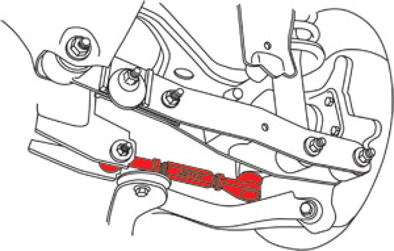 SPC Performance [08-16 Impreza] [13-20, 22+ BRZ/86] Rear Adjustable Toe Arm - Black Finish, Part 67655
