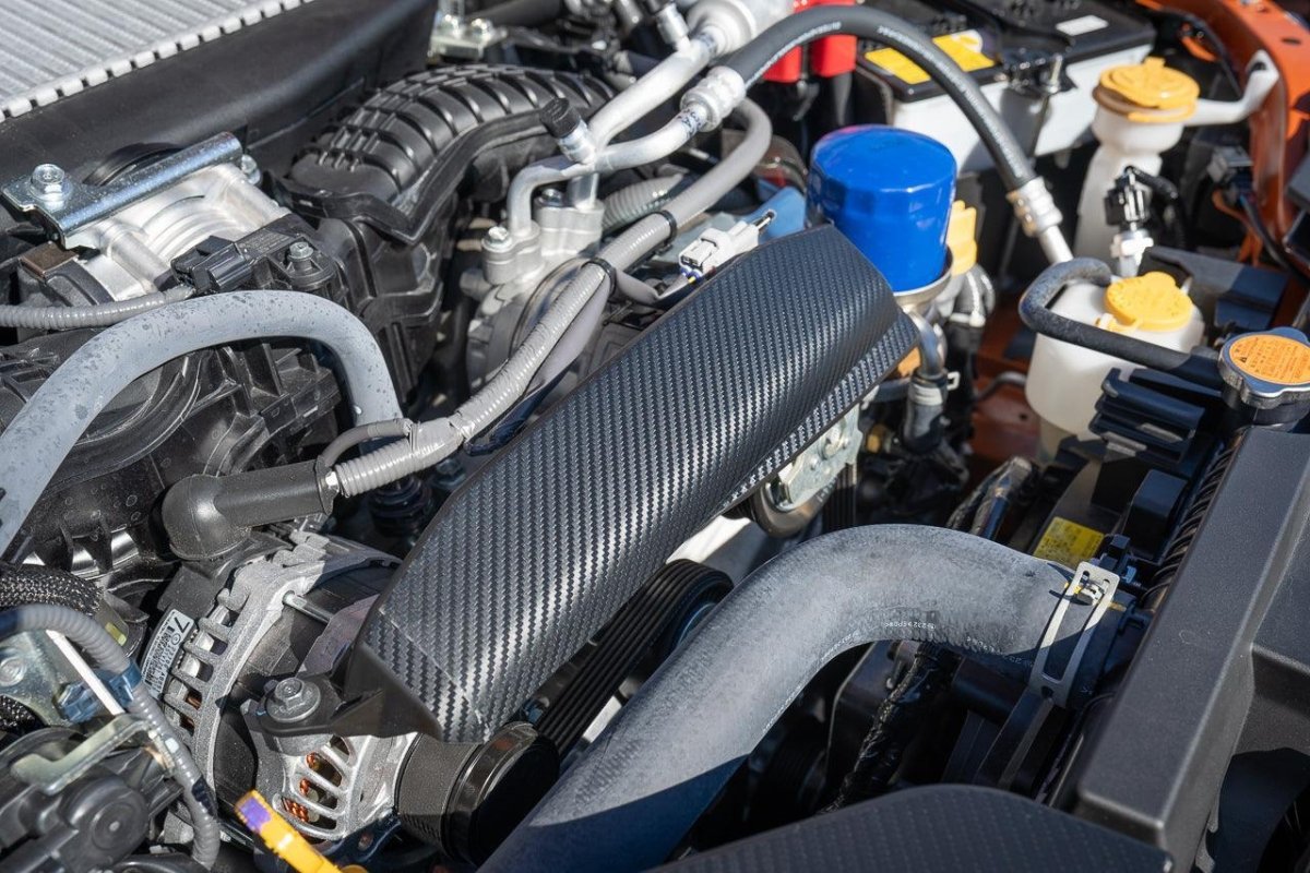 3D Carbon Alternator Pully Cover Overlay fits 2022+ Subaru WRX - JDMuscleExterior - Vinyl22WRXALTPULLEY-3DB