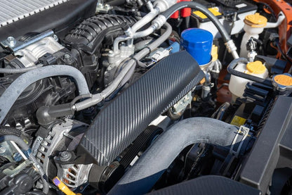 3D Carbon Alternator Pully Cover Overlay fits 2022+ Subaru WRX - JDMuscleExterior - Vinyl22WRXALTPULLEY-3DB