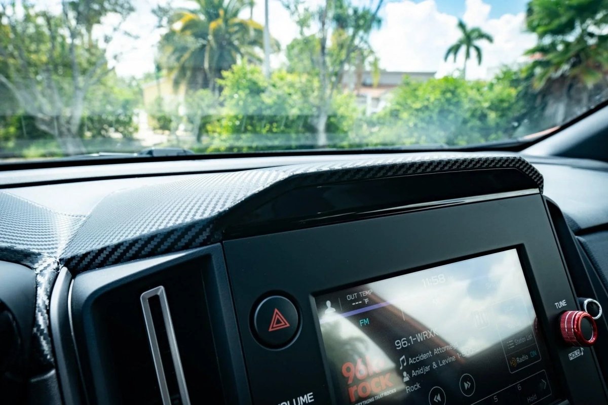 3D Carbon Center Hood Overlay Kit - 2022+ Subaru WRX - JDMuscleInterior - Vinyl22WRXCENHOOD-3DB