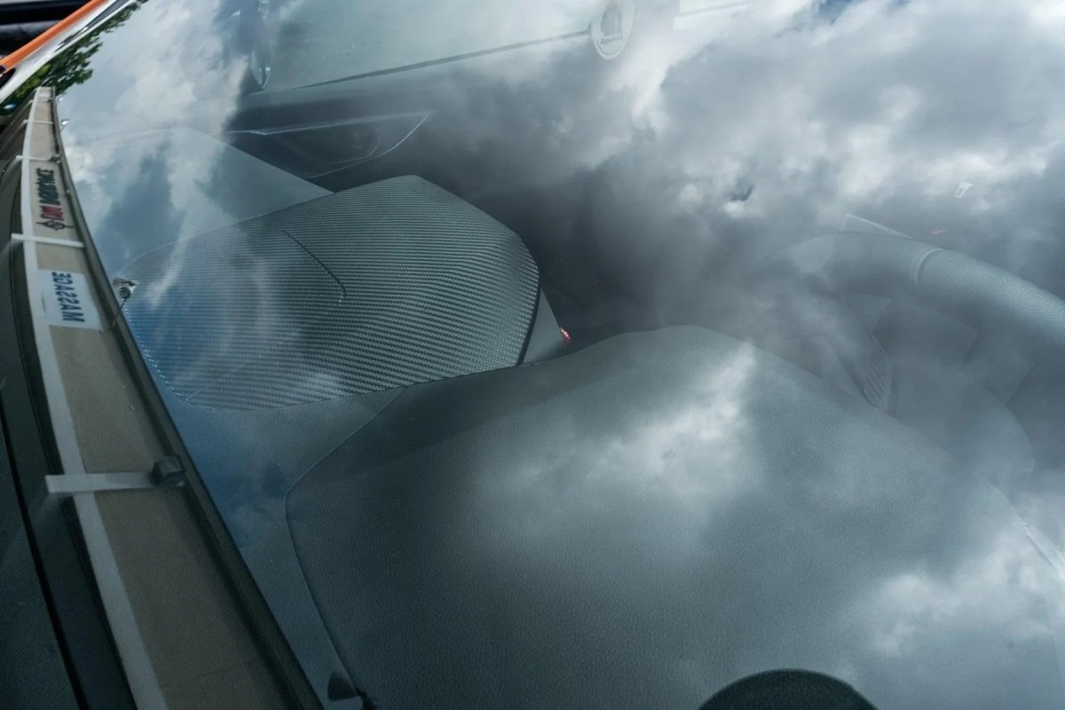 3D Carbon Center Hood Overlay Kit - 2022+ Subaru WRX - JDMuscleInterior - Vinyl22WRXCENHOOD-3DB