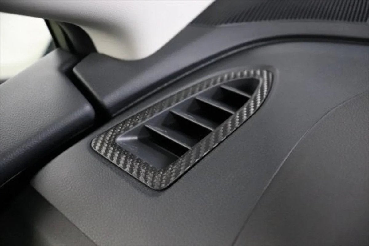 3D Carbon Defroster Vent Trim Overlays - 2022+ WRX - JDMuscleInterior - Vinyl22WRXDEFROST-3DB