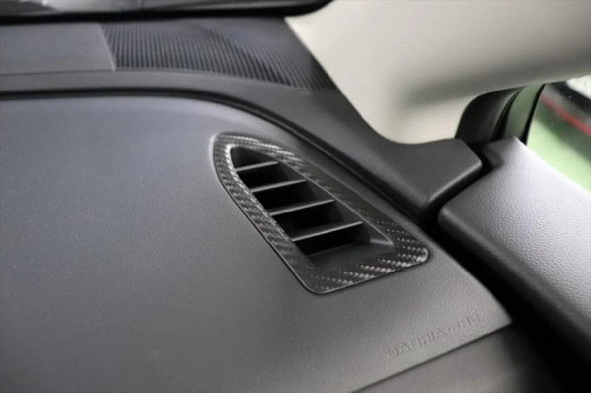 3D Carbon Defroster Vent Trim Overlays - 2022+ WRX - JDMuscleInterior - Vinyl22WRXDEFROST-3DB