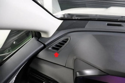 3D Carbon Defroster Vent Trim Overlays - 2022+ WRX - JDMuscleInterior - Vinyl22WRXDEFROST-3DB