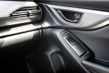 3D Carbon Door Switch Panel Overlays (Front / Rear) - 2022+ Subaru WRX - JDMuscleInterior - Vinyl22WRXDRSWT-3DB