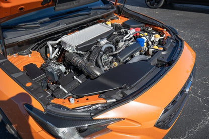 3D Carbon Engine Intake Duct Cover Overlay - 2022+ Subaru WRX - JDMuscleExterior - Vinyl22WRXINTAKECVR-3DB