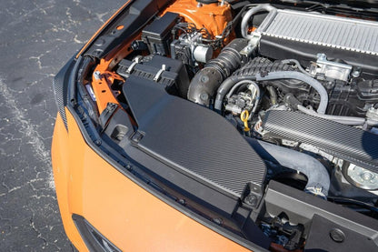 3D Carbon Engine Intake Duct Cover Overlay - 2022+ Subaru WRX - JDMuscleExterior - Vinyl22WRXINTAKECVR-3DB