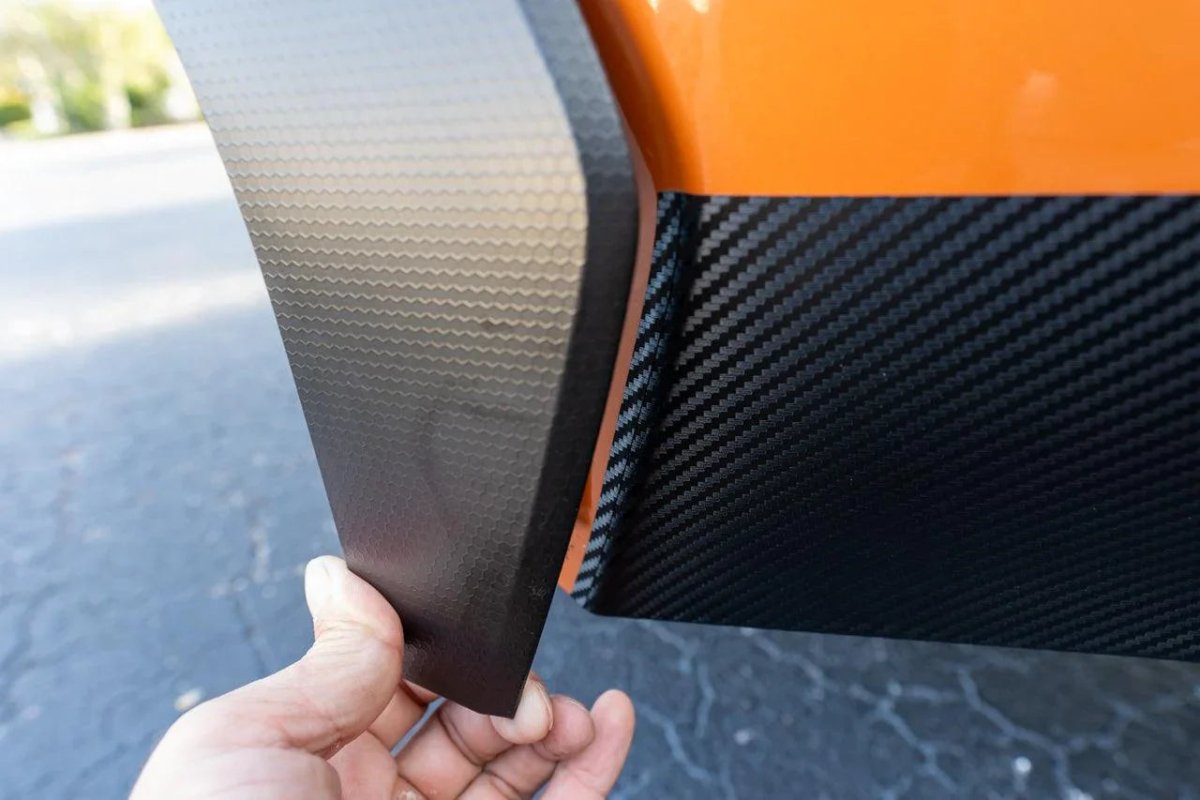 3D Carbon Exterior Lower Door Protection Kit - 2022+ Subaru WRX - JDMuscleExterior - Vinyl22WRXODP3DB3D Carbon (Black)