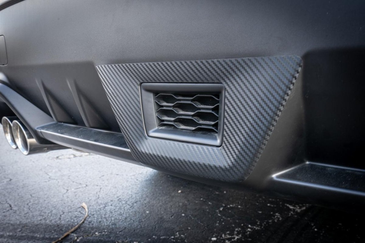 3D Carbon F1 Rear Fog Trim Overlay - 2022+ Subaru WRX - JDMuscleExterior - Vinyl22WRXF1TRM-3DB