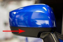 StickerFab [15-21 WRX/STI, 15-17 Crosstrek, 15-16 Impreza] 3D Carbon Fiber Lower Mirror Overlays (Pair)