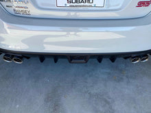 3D Carbon Fiber Rear Fog / F1 Bumper Cover Overlay - 2015 - 2021 WRX / STI - JDMuscleBumperSFB15WRXF1BC3DBK3D Carbon (Black)