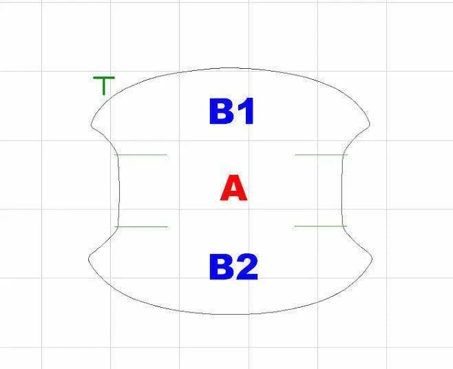 3D Carbon Fiber Vinyl Door Cup Protectors - 2015 - 2020 Subaru WRX / STI - JDMuscleExterior Body15WRX3D3D3D Carbon (Black)