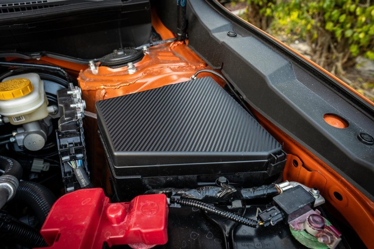 3D Carbon Fuse Box Cover Overlay - 2022+ Subaru WRX - JDMuscleExterior - Vinyl22WRXFUSE-3DB