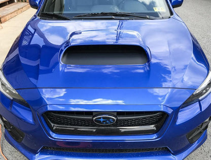 3D Carbon Hood Scoop Overlay for 2015 - 2021 Subaru WRX / STI - JDMuscleExterior Body15WRXHOOD3D3D Carbon (Black)