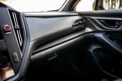 3D Carbon Interior Dash Trim Overlays - 2022+ Subaru WRX - JDMuscleInterior - Vinyl22WRXINTDASH-3DB