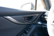 3D Carbon Interior Door Handle Trim Overlay Part 1 - 2022+ Subaru WRX - JDMuscleInterior - Vinyl22WRXINTDOORPT1-3DB
