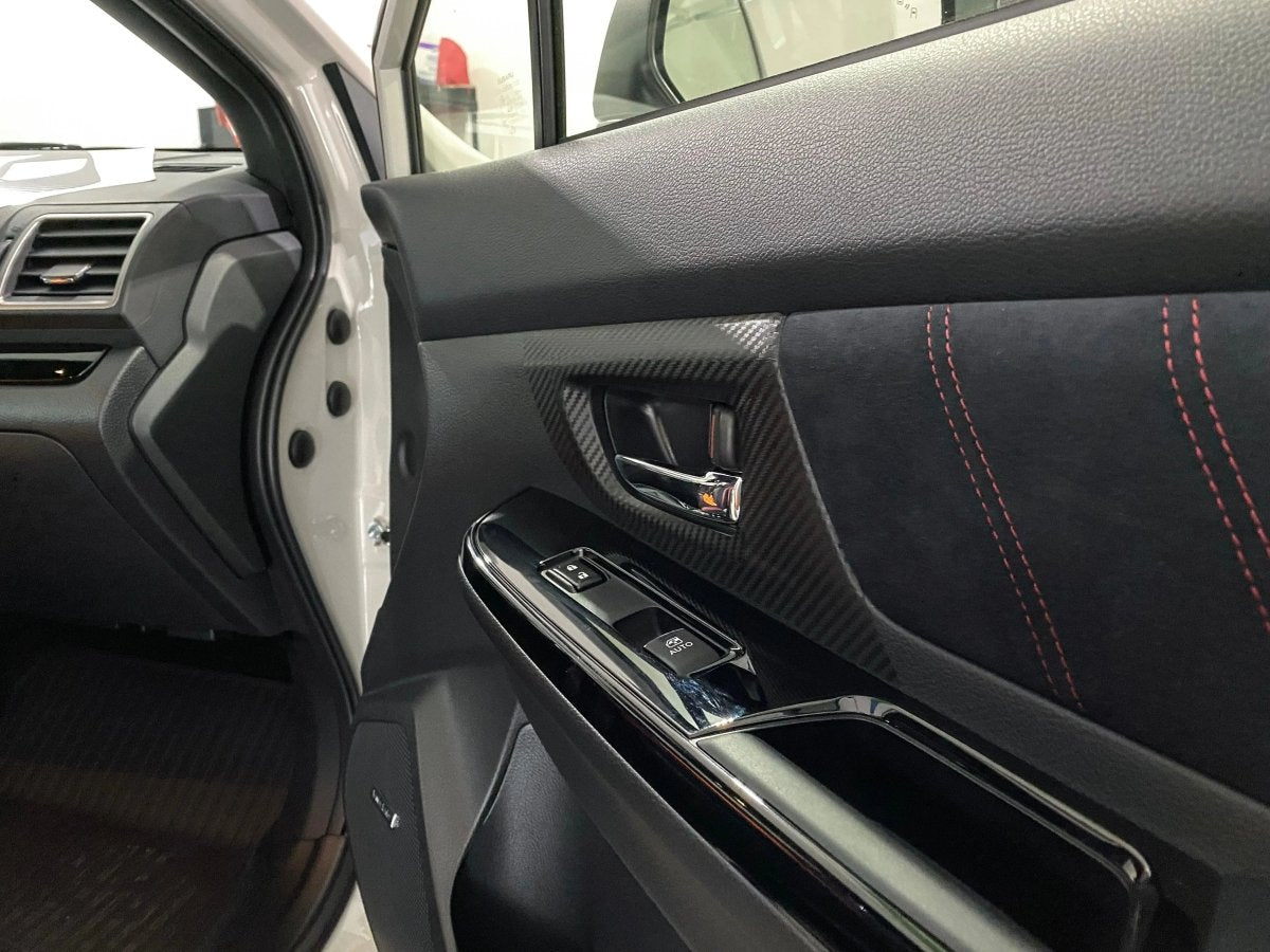 3D Carbon Interior Door Handle Trim Overlays - 2015 - 2021 WRX / STI - JDMuscleInteriorSFB15WRXIDHT3DBK