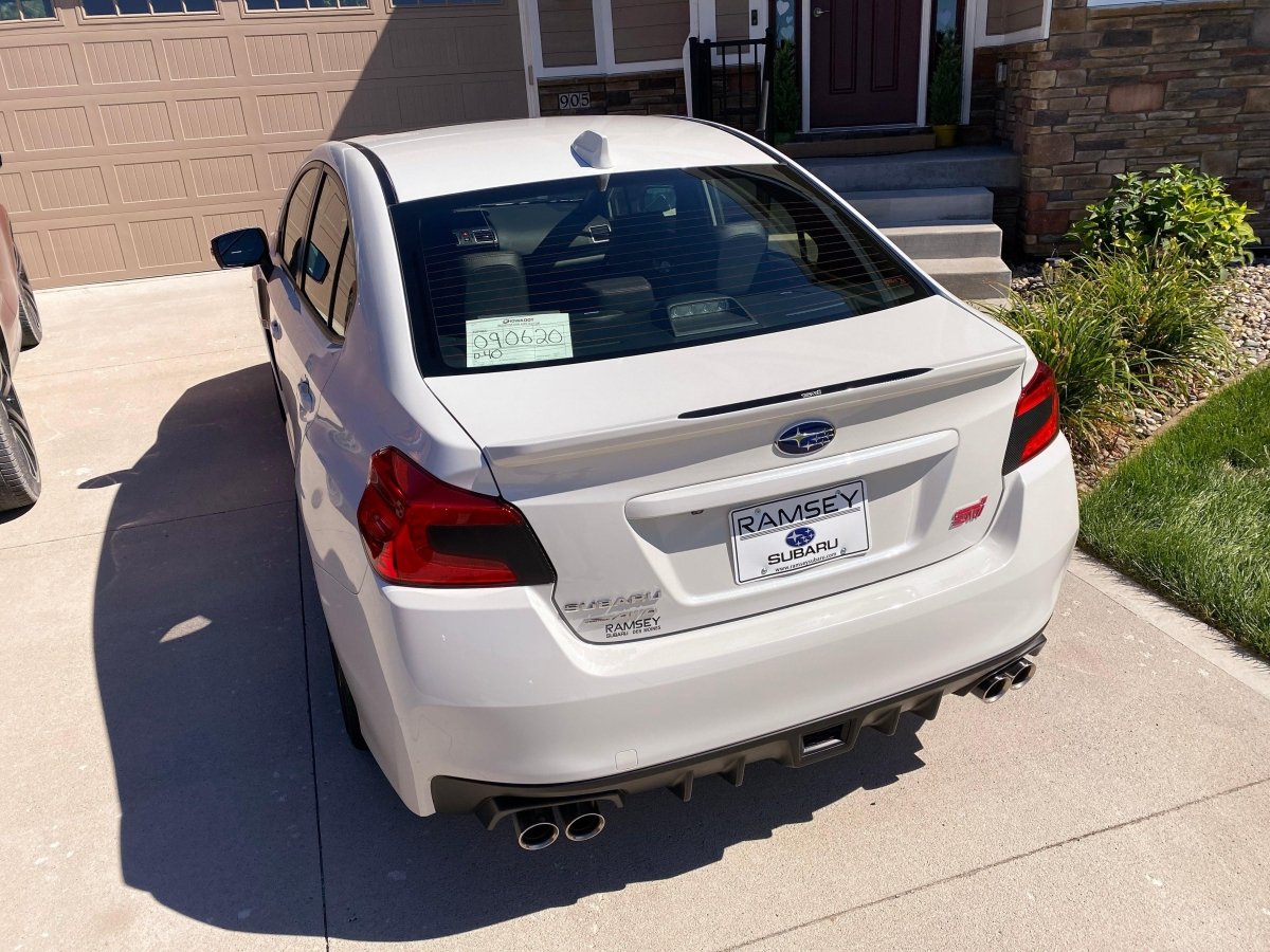 3D Carbon Low Profile OEM Spoiler Protector Accent with Logo - 2015 - 2021 WRX / STI - JDMuscleSpoilerSFB15WRXLPS3DWRXWRX3D Carbon (Black)