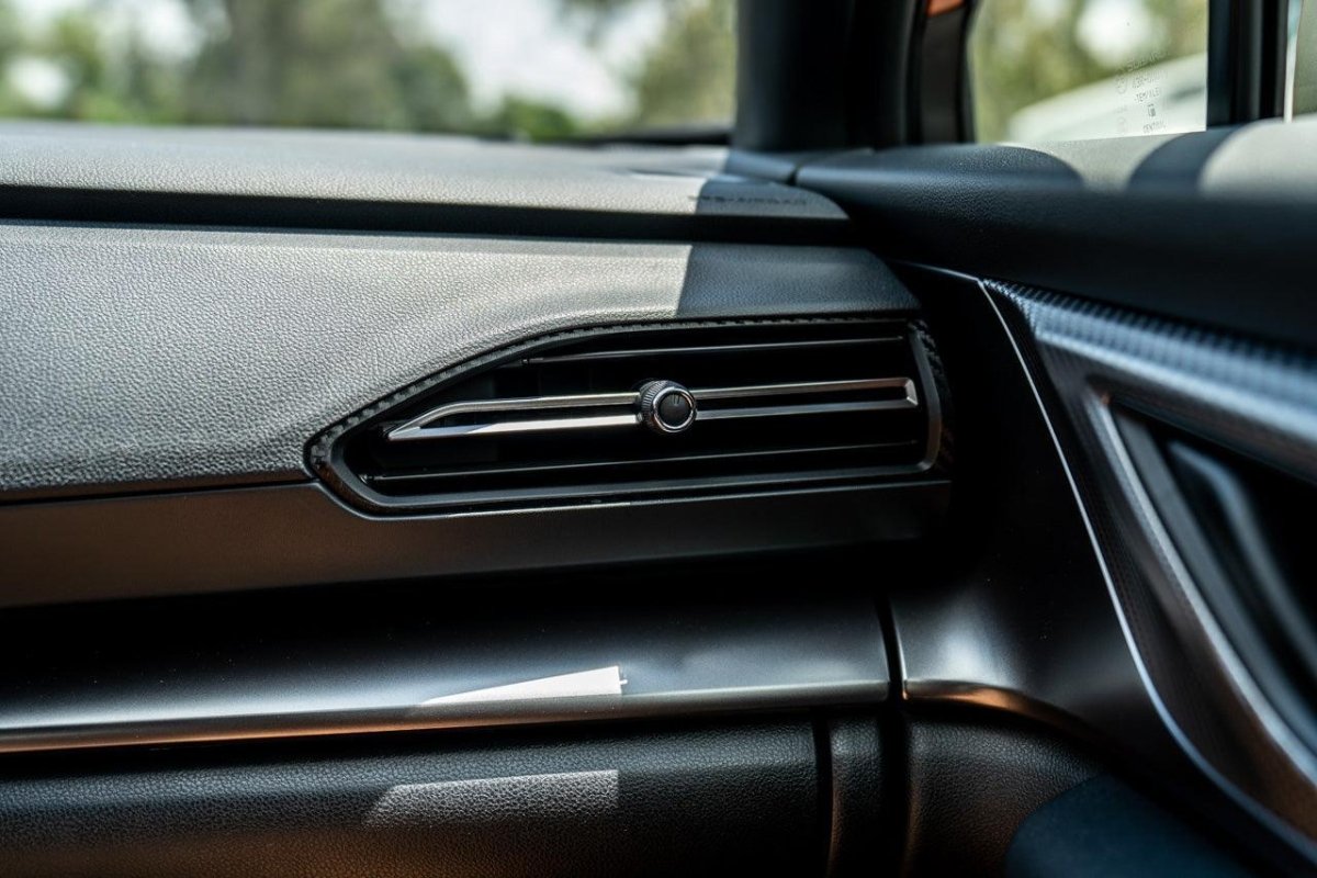 3D Carbon Outer AC Vent Overlays fits 2022+ Subaru WRX - JDMuscleInterior - Vinyl22WRXOUTACVENT-3DB