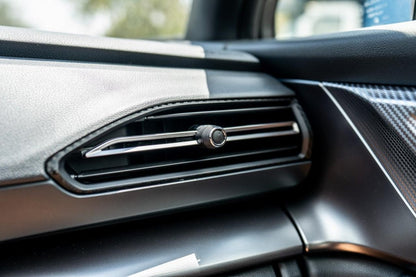 3D Carbon Outer AC Vent Overlays fits 2022+ Subaru WRX - JDMuscleInterior - Vinyl22WRXOUTACVENT-3DB