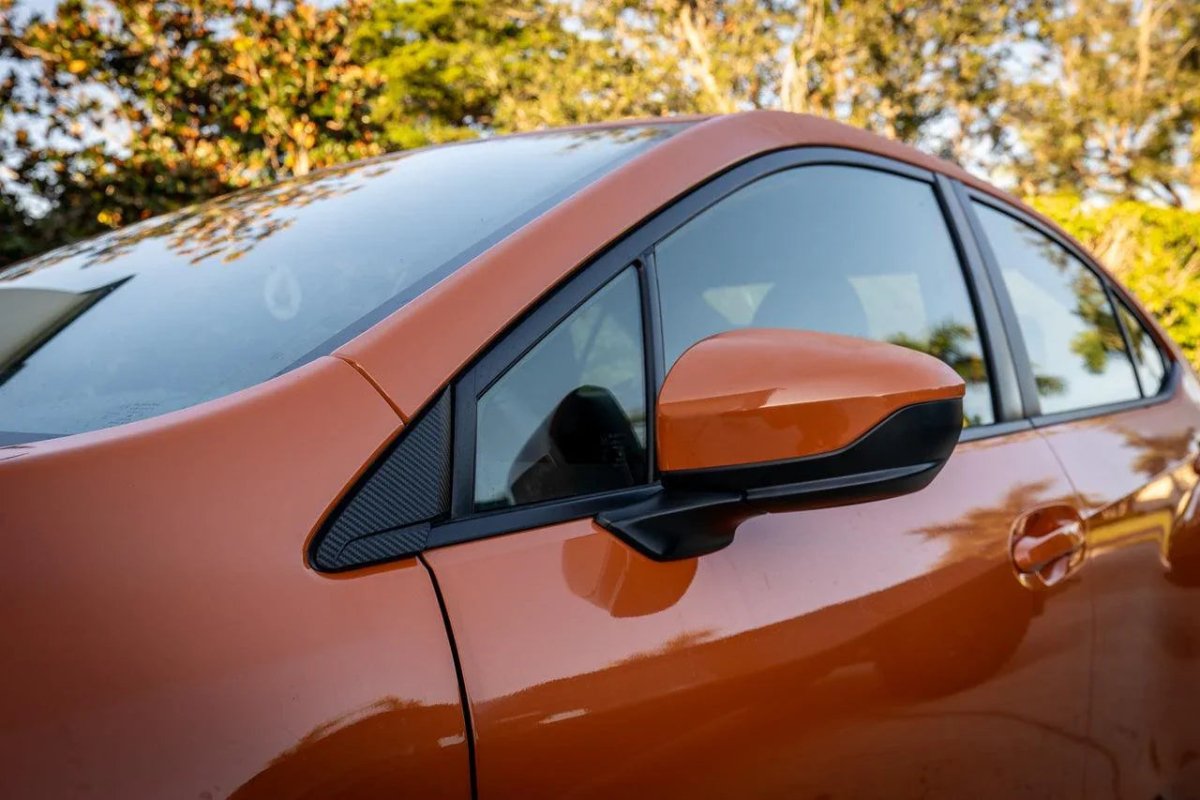 3D Carbon Quarter Window Trim Overlay - 2022+ Subaru WRX - JDMuscleExterior - Vinyl22WRXQTRWINDOW