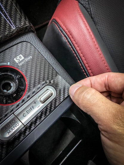 3D Carbon SI Drive Trim Overlay - 2015 - 2021 WRX / STI - JDMuscleInterior15VASTISDRV3DCF