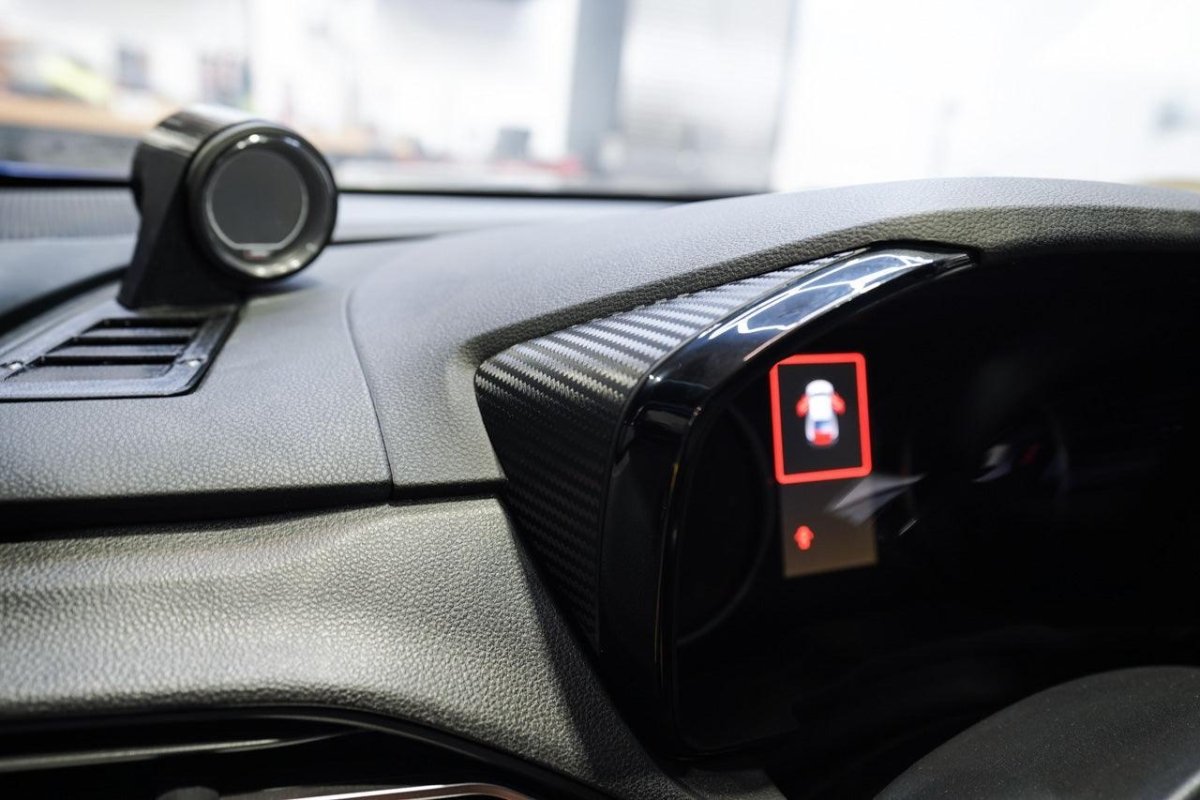 3D Carbon Speedometer Outer Trim Overlays (Rear) - 2022+ WRX - JDMuscleInterior - Vinyl22WRXSPEEDOUTRLH-3DBLHD (US / Canada)