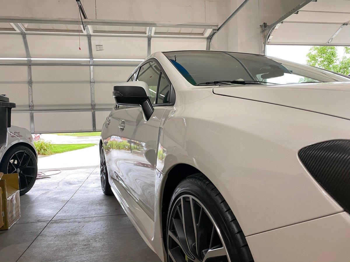 3D Carbon Turn Signal Mirror Cover Protector - 15+ WRX / STI - JDMuscleMirrorsSFB15WRXTSMP3DBK-13D Carbon (Black)