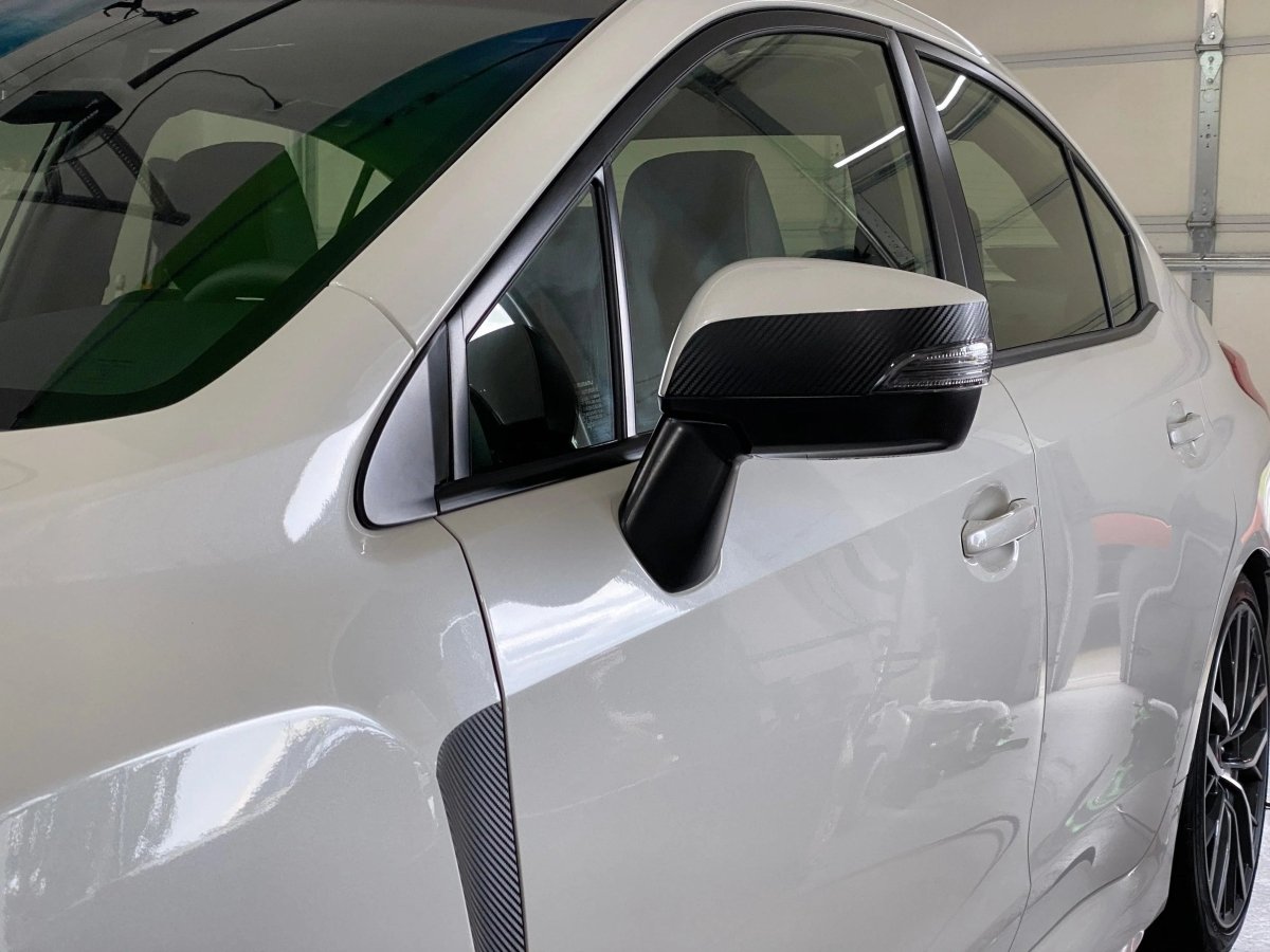 3D Carbon Turn Signal Mirror Cover Protector - 15+ WRX / STI - JDMuscleMirrorsSFB15WRXTSMP3DBK-13D Carbon (Black)