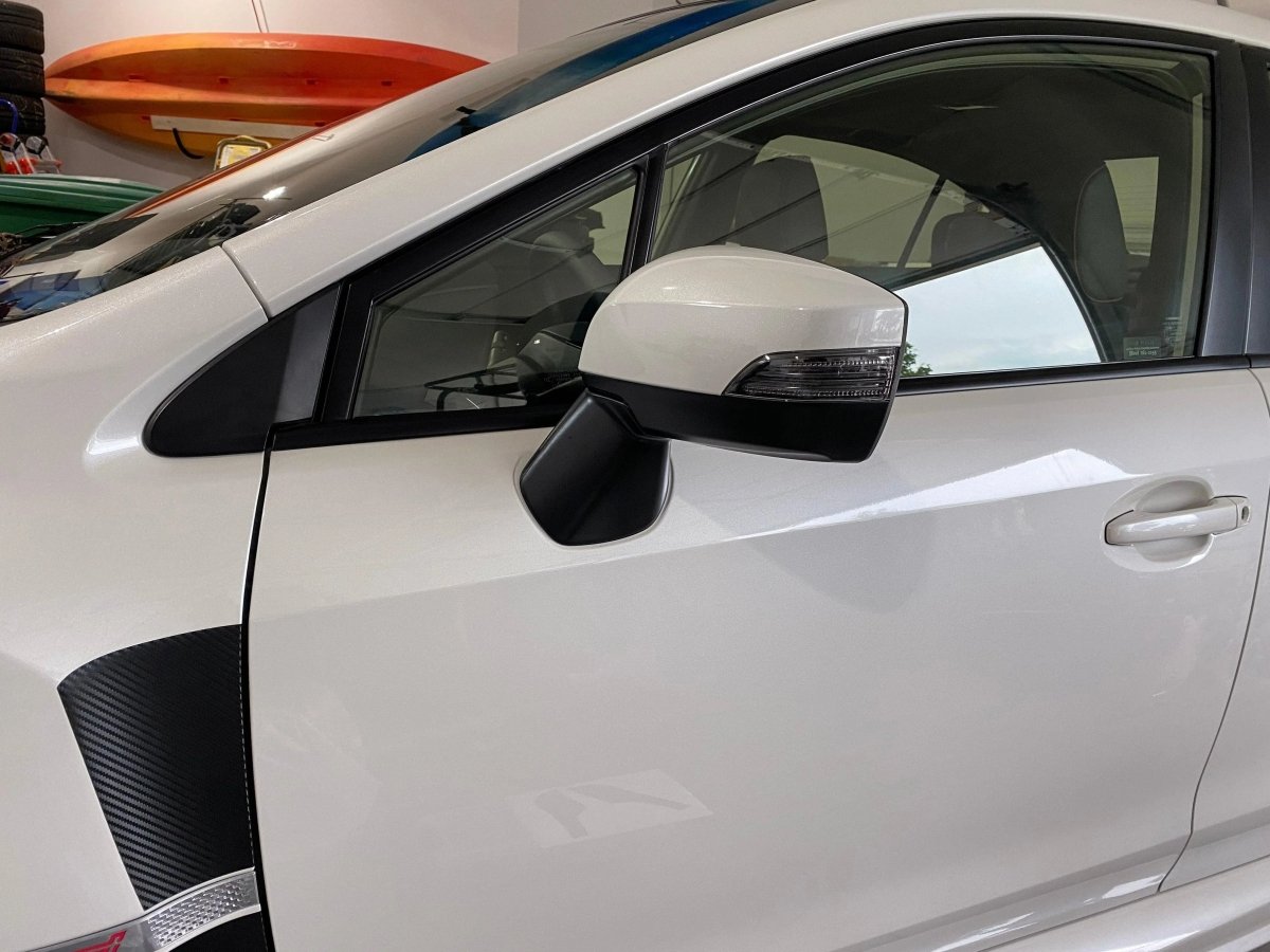 3D Carbon Turn Signal Mirror Cover Protector - 15+ WRX / STI - JDMuscleMirrorsSFB15WRXTSMP3DBK-13D Carbon (Black)